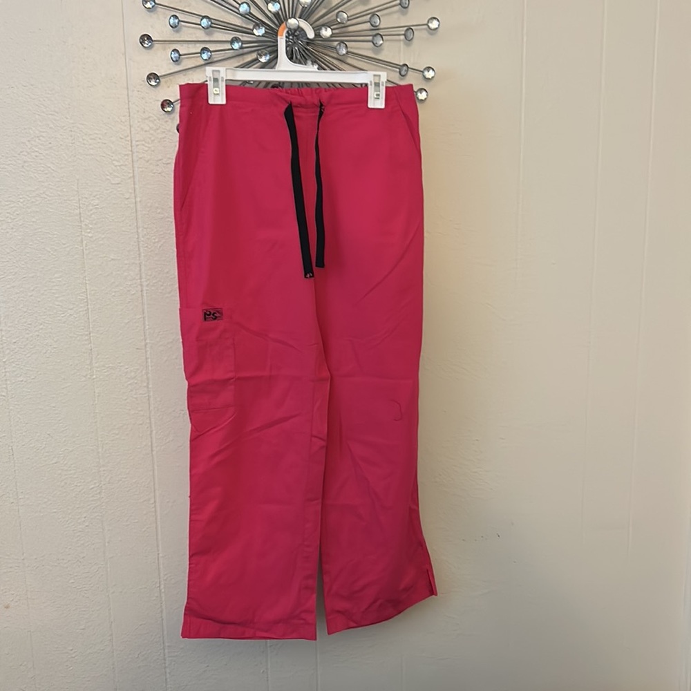 Pink scrub pants